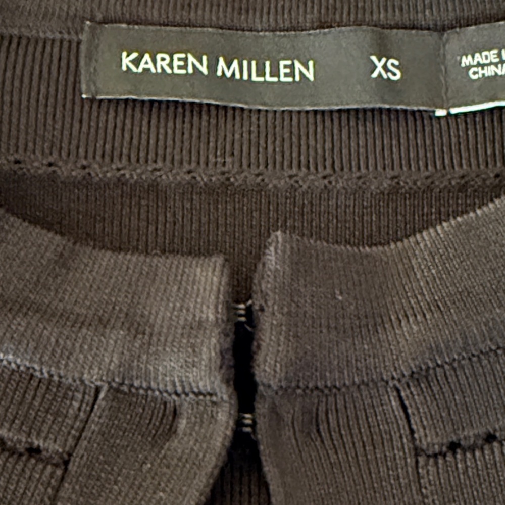 Karen Millen Bold Striped Cardigan Cropped Size XS - Picture 3 of 11